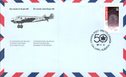 CANADA 1986 EN ROUTE VERS EXPO 86 - CALGARY - Enveloppes Commémoratives