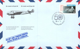 CANADA 1986 EN ROUTE VERS EXPO 86 - YARMOUTH - Commemorative Covers