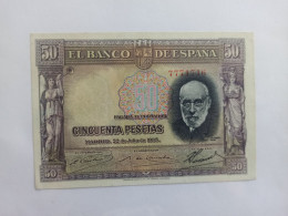 Espagne 50 Pesetas 1935 - 50 Pesetas