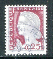 FRANCE- Y&T N°1263- Oblitéré - 1960 Marianna Di Decaris