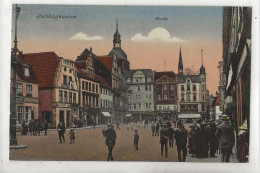 Recklinghausen  (Allemagne, Rhénanie-du-Nord-Westphalie) : Markplatz Im 1923 (lebendig) PF. - Recklinghausen