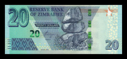 Zimbabwe 20 Dollars 2020 Pick 104 Sc Unc - Zimbabwe