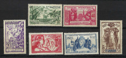 NOUVELLE CALEDONIE Ca.1937: Les Y&166-171 Neufs* - Timbres-taxe