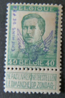 Belgium : CF / TR 53 * Fausse Surcharge Roue Ailée 1915 - Ungebraucht