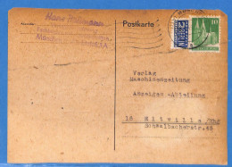 Allemagne Zone Bizone 1949 Carte Postale De Munchen (G18050) - Brieven En Documenten