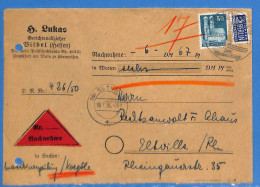 Allemagne Zone Bizone 1950 Lettre De Vilbel (G18061) - Otros & Sin Clasificación