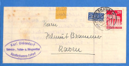 Allemagne Zone Bizone 1951 Lettre De Amelinghausen (G18067) - Autres & Non Classés