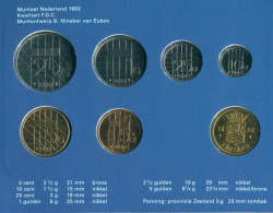 NEERLANDÉS NETHERLANDS 1992 MINT SET 6 Moneda + MEDAL #SET1112.7.E - [Sets Sin Usar &  Sets De Prueba