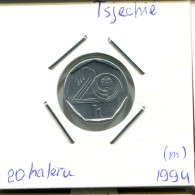 20 HELLER 1994 REPÚBLICA CHECA CZECH REPUBLIC Moneda #AP717.2.E - Tchéquie