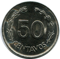 50 CENTAVOS 1979 ECUADOR Moneda #AZ167.E - Equateur