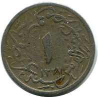 1/10 QIRSH 1913 EGIPTO EGYPT Islámico Moneda #AK343.E - Egypt