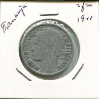 2 FRANCS 1941 FRANCIA FRANCE Moneda #AN979.E - 2 Francs