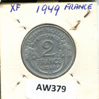 2 FRANCS 1949 FRANCIA FRANCE Moneda #AW379.E - 2 Francs