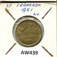 20 FRANCS 1951 FRANCIA FRANCE Moneda #AW439.E - 20 Francs