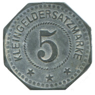 5 PFENNIG LICHTENFELS NOTGELD ALEMANIA Moneda GERMANY #DE10499.6.E - 5 Rentenpfennig & 5 Reichspfennig