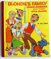 LIVRE Treasure Books 887 1954 BLONDIE'S FAMILY COOKIE, ALEXANDER AND THEIR DOG, ELMER CHIC YOUNG Enfantina En Anglais - Hachette