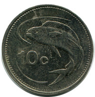 10 CENTS 1991 MALTE MALTA Pièce #AZ295.F - Malte