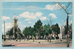 DJELFA - Le Monument Et L'Eglise - Djelfa