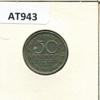 50 CENTS 1975 CEYLON Coin #AT943.U - Otros – Asia