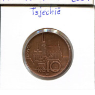 10 KORUN 2008 CZECH REPUBLIC Coin #AP781.2.U - Tchéquie