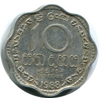 10 CENTS 1988 SRI LANKA Coin #AR195.U - Sri Lanka