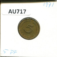 5 PFENNIG 1971 G WEST & UNIFIED GERMANY Coin #AU717.U - 5 Pfennig