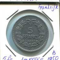 5 FRANCS 1950 FRANCE French Coin #AM375 - 5 Francs