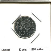 10 CENTS 1998 NAMIBIA Coin #AS397.U - Namibia