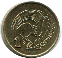 1 CENTS 1990 CYPRUS Coin #AP325.U - Chypre