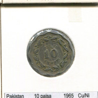 10 PAISA 1965 PAKISTAN Coin #AS077.U - Pakistan