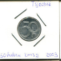 50 HELLER 2003 TSCHECHIEN CZECH REPUBLIC Münze #AP734.2.D - Tchéquie