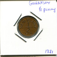 1/2 PENNY 1971 GUERNSEY Münze #AR568.D - Guernsey