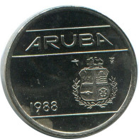 5 CENTS 1988 ARUBA Münze (From BU Mint Set) #AH109.D - Aruba