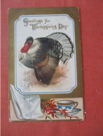 Embossed  Thanksgiving  Signed Clapsaddle       Ref 6041 - Giorno Del Ringraziamento