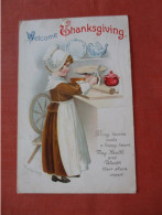 Embossed  Thanksgiving  Signed Clapsaddle   Tear Top Border     Ref 6041 - Thanksgiving