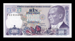 Turquía Turkey 1000 Lira L. 1970 (1986) Pick 196b Sc Unc - Turquie