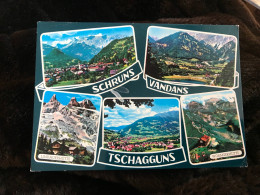 Ansichtskarte Österreich Schruns Vadans Tschaguns 1970 Gelaufen Mit Briefmarke - Schruns