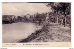 CPA ST MIHIEL - LA MEUSE CANALISEE ET LES ROCHES - Saint Mihiel