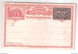Guatemala Guatamala 1897 Postal Stationary Card 3 Centavos - UNUSED - Guatemala