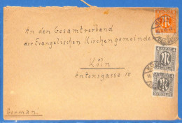 Allemagne Zone Bizone 1946 Lettre De Koln (G18090) - Autres & Non Classés