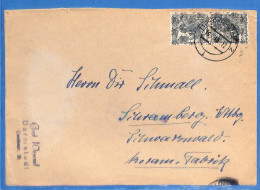 Allemagne Zone Bizone 1946 Lettre De Darmstadt (G18097) - Sonstige & Ohne Zuordnung