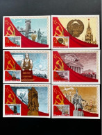 RUSSIA USSR 1982 60 YEARS USSR SET OF 6 MAXIMUM CARDS MICHEL 5222/5227 SOVJET UNIE CCCP SOVIET UNION - Cartoline Maximum