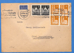 Allemagne Zone Bizone 1948 Lettre De Hamburg (G18108) - Other & Unclassified