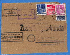 Allemagne Zone Bizone 1948 Lettre De Braunschweig (G18110) - Andere & Zonder Classificatie