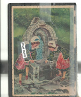 Delcampe - 05-2023 - WIE 15/34 - MORBIHAN - 56 - LE FAOUT - Fontazine Ste Barbe - D'après Gravure Colorisée - Trou Punaise - Le Faouet