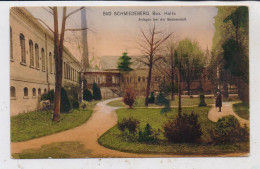 0-4603 BAD SCHMIEDEBERG, Anlagen Bei Der Badeanstalt, 1912 - Bad Schmiedeberg