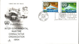 NATIONS UNIES FDC 1964 ORGANISATION CONSULTATIVE MARITIME - FDC