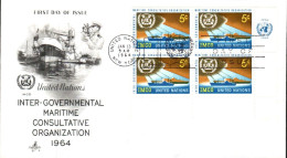 NATIONS UNIES FDC 1964 ORGANISATION CONSULTATIVE MARITIME - FDC