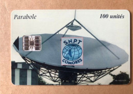 Télécarte Comores - SNPT - Parabole - Komoren