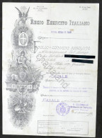 Regio Esercito Italiano - Foglio Di Congedo Assoluto - Casale - 1918 - Documents